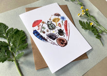Load image into Gallery viewer, Nature Heart Valentines Card