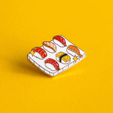 Load image into Gallery viewer, Sushi Platter Enamel Pin