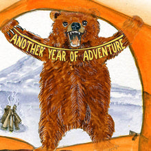 Load image into Gallery viewer, Camping Tent Bear - Funny Birthday Card