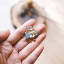 Load image into Gallery viewer, Birdwatcher / Birder Enamel Pin