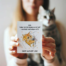 Load image into Gallery viewer, Raise Grand Kitty - Funny Mother's Day Card