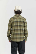 Load image into Gallery viewer, Bowery Flannel - Vetiver/Laurel Wreath/Washed Black