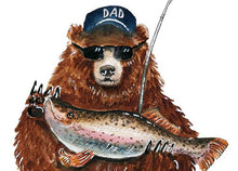 Load image into Gallery viewer, Bear Fathers Day Cod - Funny Fathers Day Card