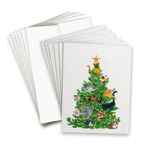 Load image into Gallery viewer, 6 pack - Cat Christmas Tree Card Set - Box Set