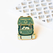 Load image into Gallery viewer, Traveler's Backpack Enamel Pin