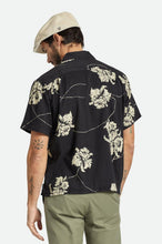 Load image into Gallery viewer, BUNKER SLUB S/S WVN - WASHED BLACK/OFF WHITE
