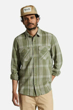 Load image into Gallery viewer, Memphis Lenen Blend L/S - Olive Surplus/Whitecap
