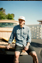 Load image into Gallery viewer, Bowery Light Weight Ultra Soft Flannel - Flint Stone Blue