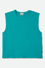 Load image into Gallery viewer, WOMEN'S CAREFREE ORGANIC GARMENT DYED MUSCLE TANK