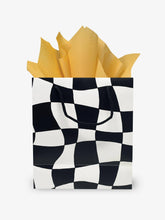 Load image into Gallery viewer, Warped Check Gift Bag