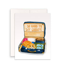 Load image into Gallery viewer, Luggage Cat - Funny Goodbye Card