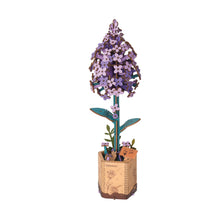 Load image into Gallery viewer, 3D Wooden Flower Puzzle: Lilac