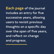 Load image into Gallery viewer, One Line A Day - A 5 Year Memory Book