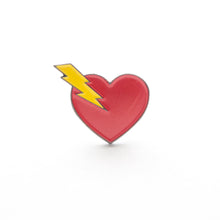 Load image into Gallery viewer, High Voltage Heart Pin