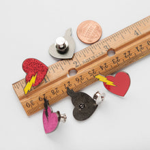 Load image into Gallery viewer, High Voltage Heart Pin