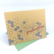 Load image into Gallery viewer, Happy Graduation Day Honey Comb Card