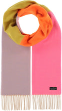 Load image into Gallery viewer, Sustainability Edition Block Twill Recycled Scarf: Neon pink