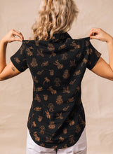 Load image into Gallery viewer, Spicy Noods Button Up Shirt - Women's