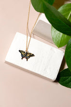 Load image into Gallery viewer, Tiny Flutter Yellow Necklace

