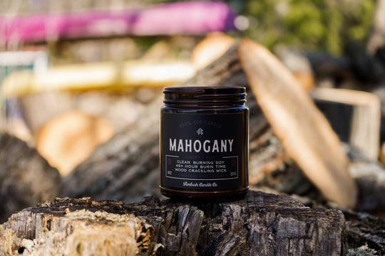 Mahogany | Almond + Shea 8oz Soy Candle