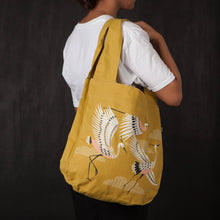 Load image into Gallery viewer, Danica Studio Flight Of Fancy Tote Bag Extra Wide Handles
