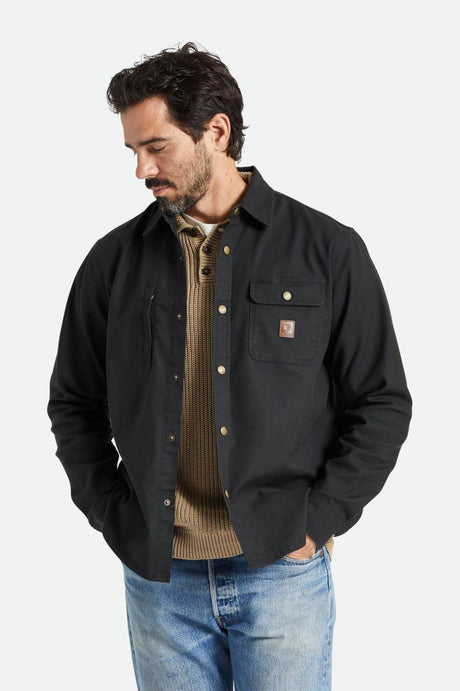 BUILDERS STRETCH FLANNEL LINED JACKET