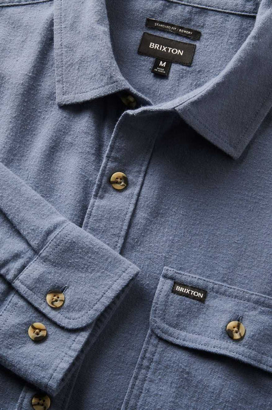 Bowery Light Weight Ultra Soft Flannel - Flint Stone Blue