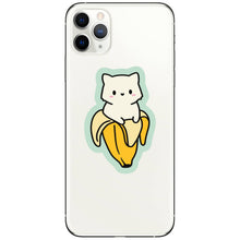 Load image into Gallery viewer, Adorable Banana Kitty Cate Cute High Quality Vinyl Sticker
