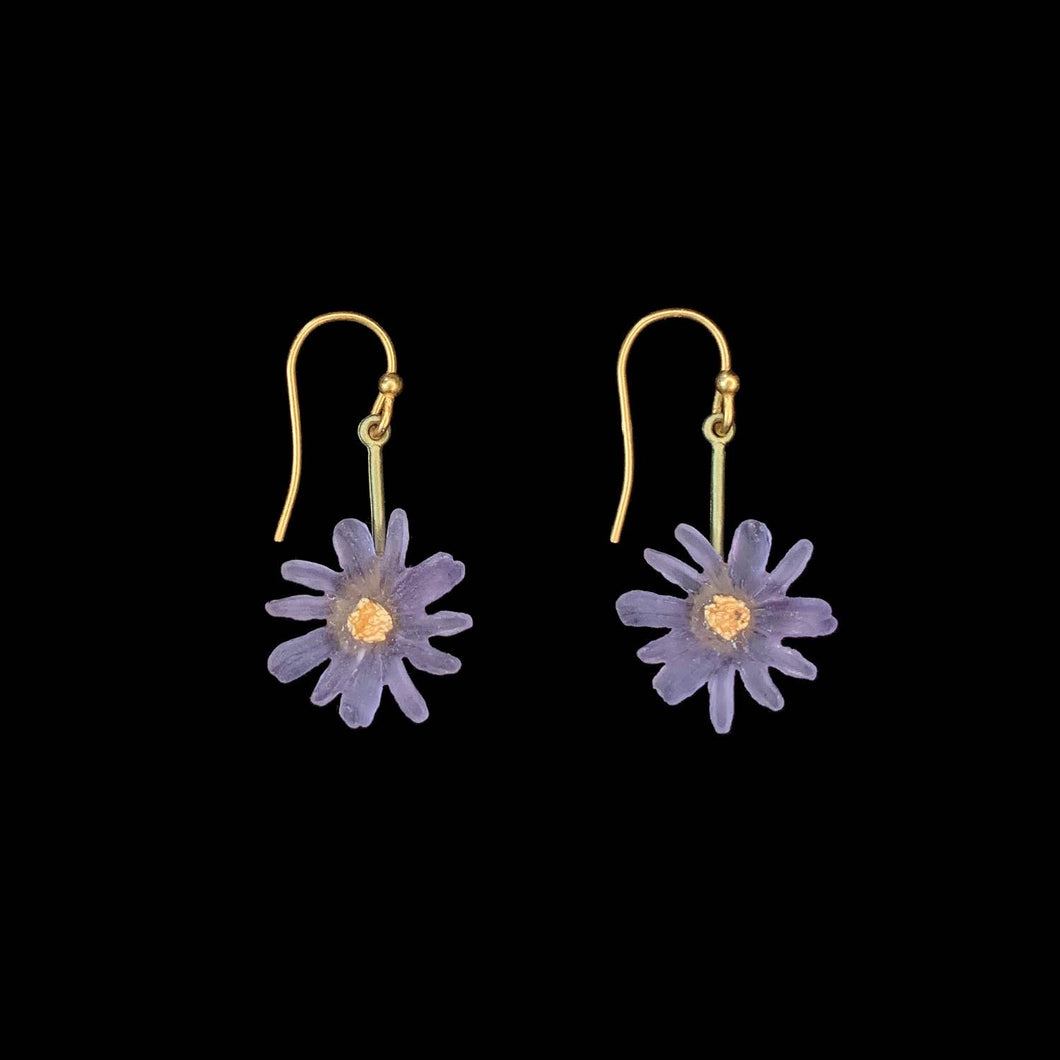 Aster Single  Drop Wire Earrings