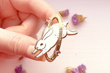 Load image into Gallery viewer, Cosmic Rabbit Enamel Pin
