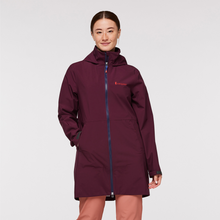 Load image into Gallery viewer, Cielo Rain Trench – Women’s, wine
