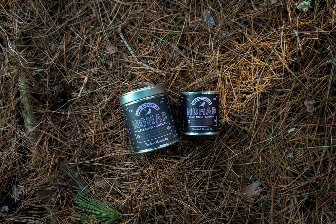 Nomad | Amber + Lavender 8oz Soy Candle