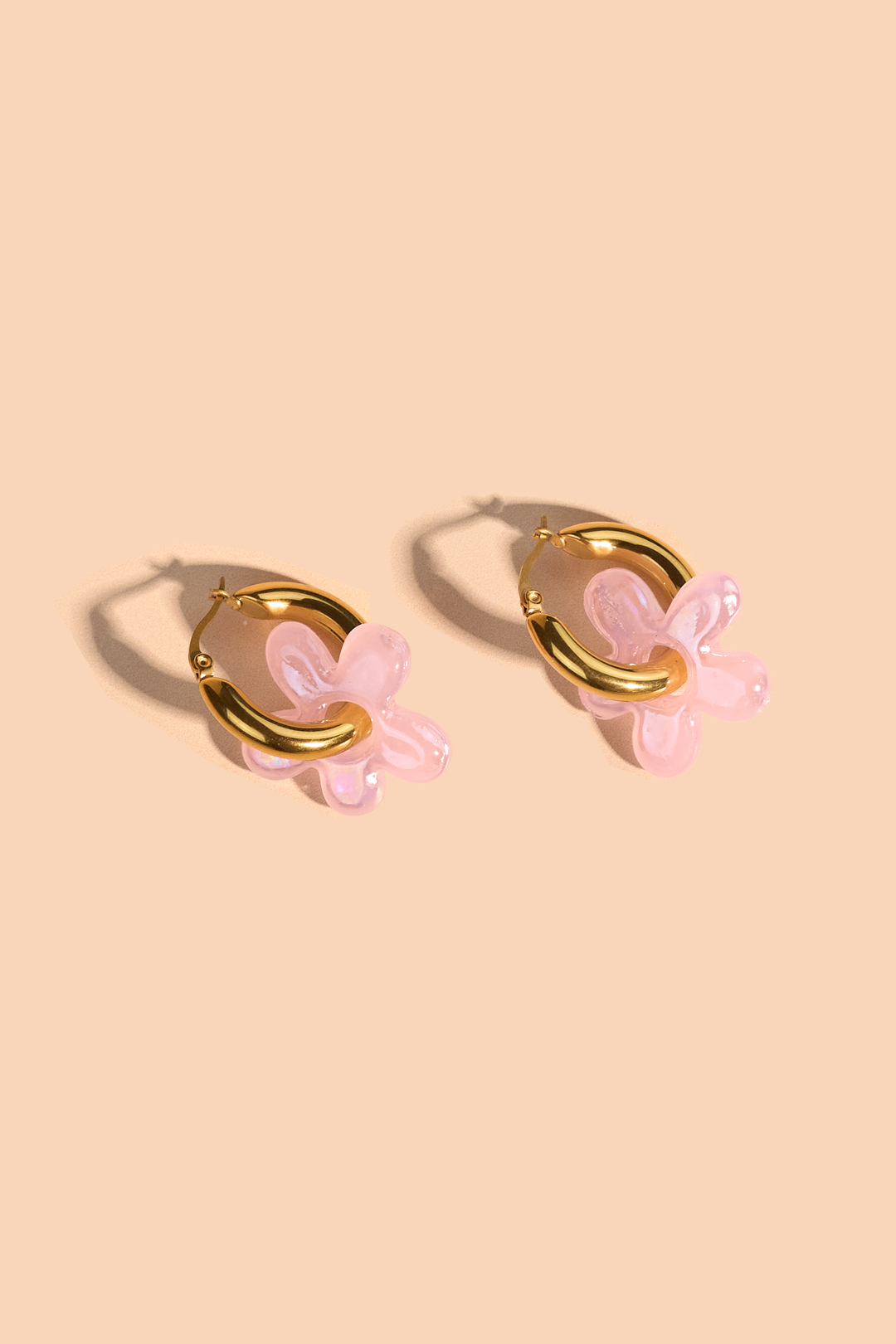 Dazy Dew Drop Hoop in 18k Gold Plated