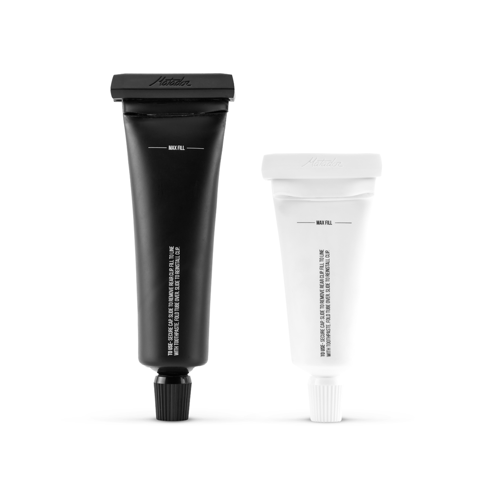 REFILLABLE TOOTHPASTE TUBES