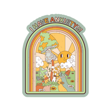 Load image into Gallery viewer, Anxiety Mental Health Cute High Quality Vinyl Sticker

