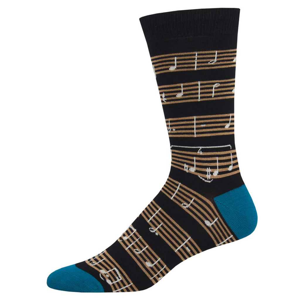 Sheet Music Bamboo Men's Socks