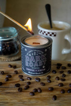 Load image into Gallery viewer, Dark Roast | Coffee + Cream 8oz Soy Candle
