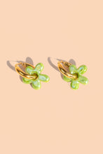 Load image into Gallery viewer, Dazy Dew Drop Hoop in 18k Gold Plated
