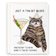 Load image into Gallery viewer, Tini Bit Older - Funny Birthday Card
