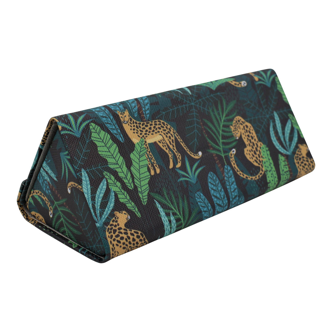 Cheetah Glasses Case – Fun, Magic – Vegan Leather