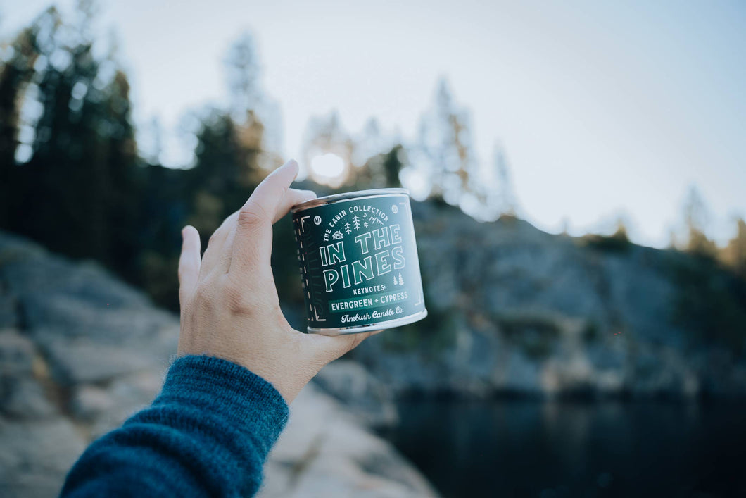 In The Pines | Evergreen + Cypress 8oz Soy Candle