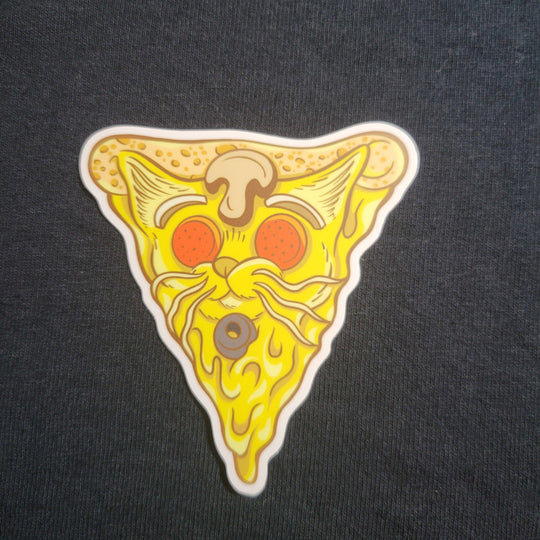 *Sticker: Pizza Cat 3" vinyl