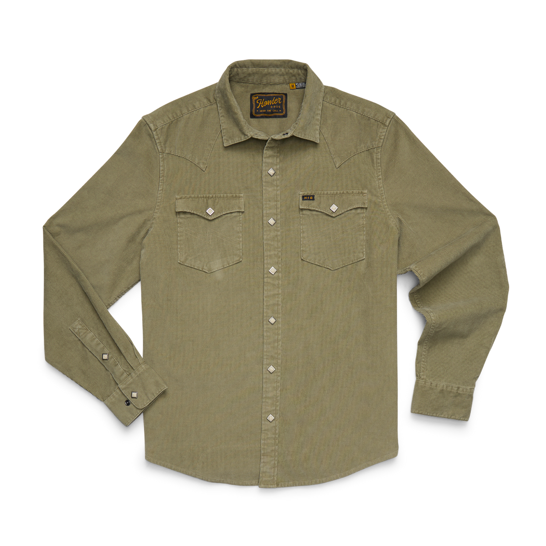 Banning Corduroy Snapshirt