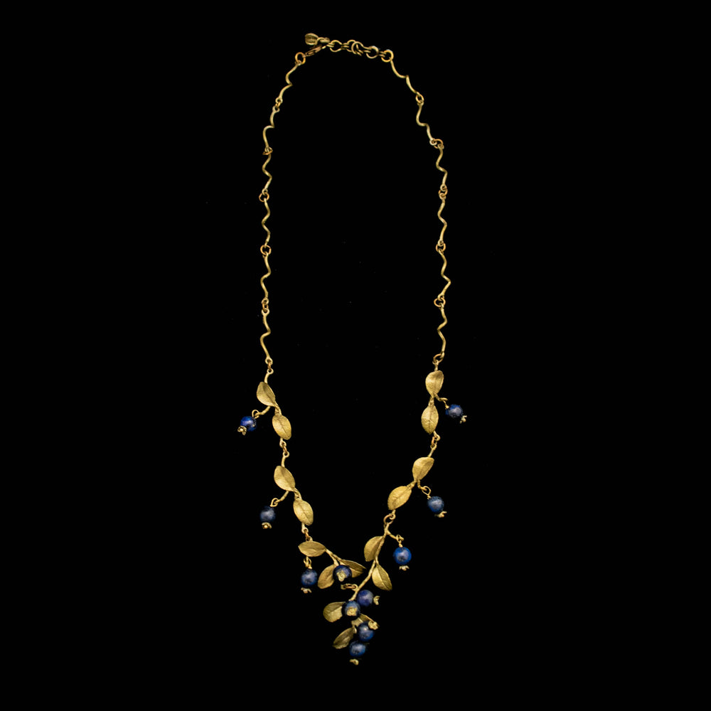 Blueberry Twig Necklace - 16" Adj.