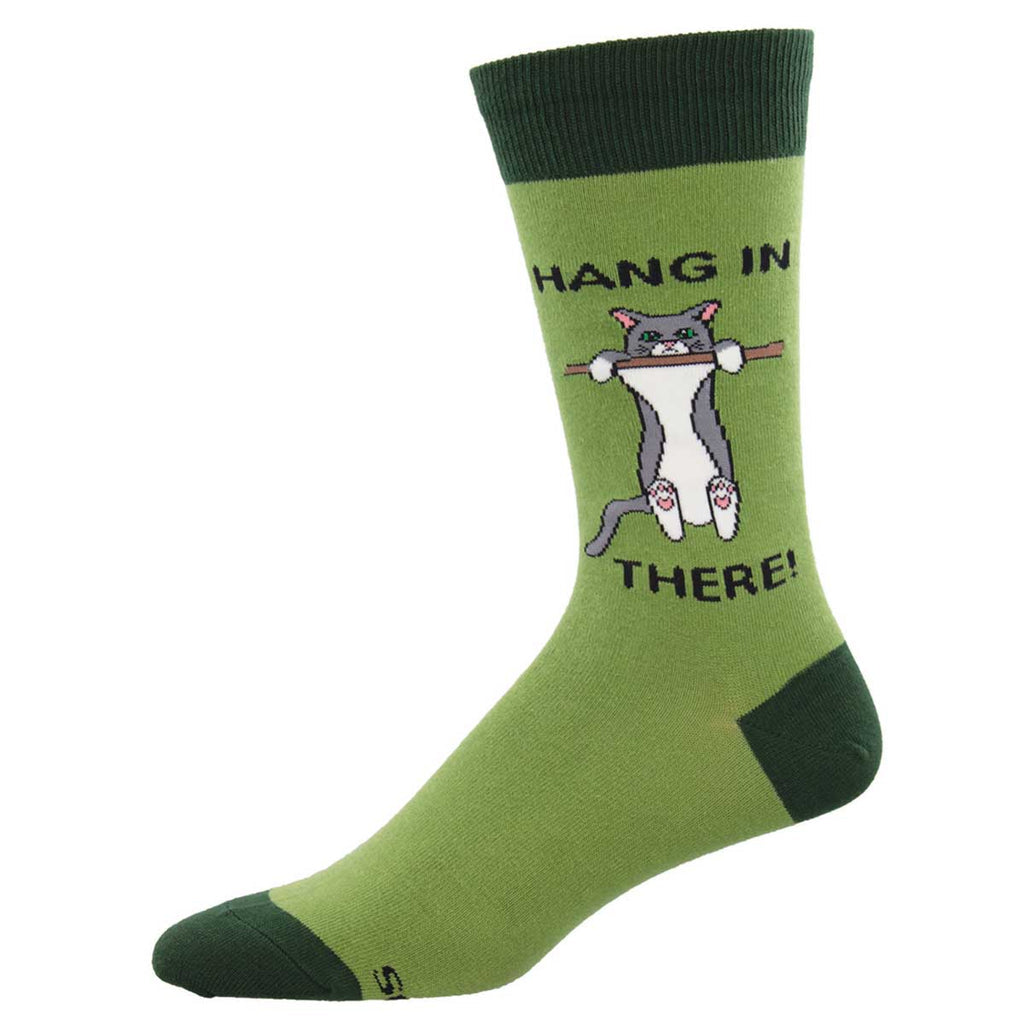 Hang in There Mens Size Socks