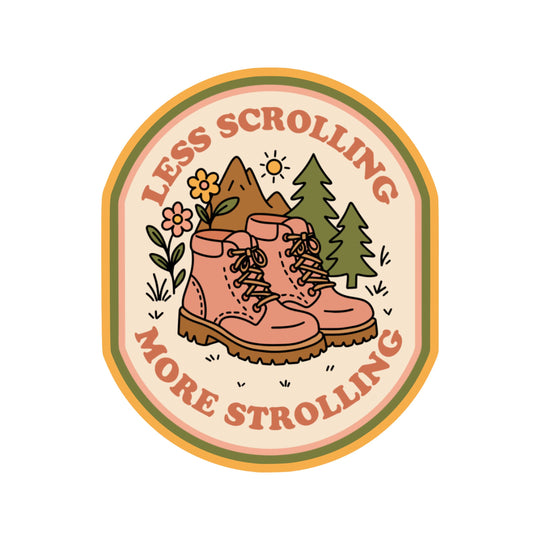 Cute Outdoors Hiking Nature High Quality Vinyl Sticker