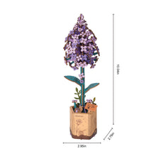 Load image into Gallery viewer, 3D Wooden Flower Puzzle: Lilac
