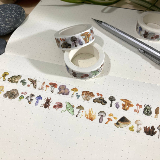 Fungi &amp; Friends Washi Tape