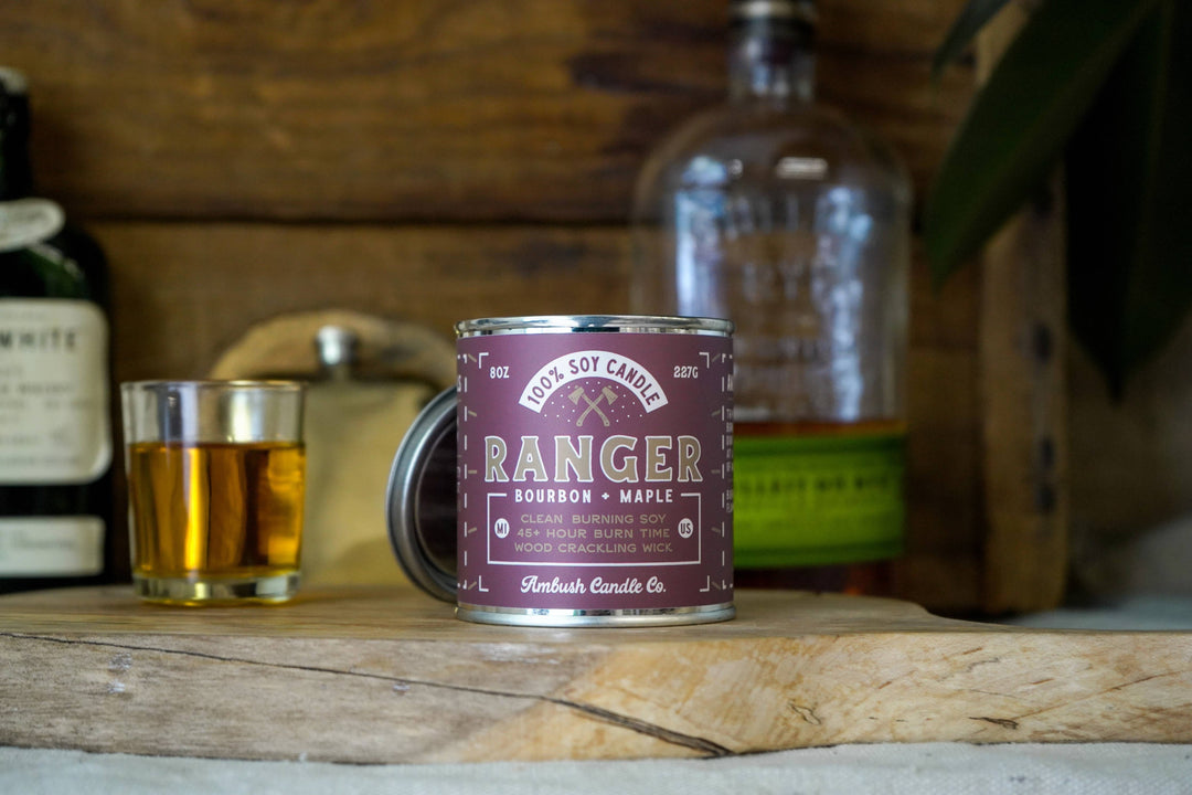 Ranger | Bourbon + Maple 8oz Soy Candle