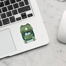 Load image into Gallery viewer, Traveler's Backpack Matte Vinyl Sticker
